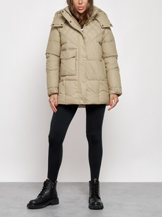 Куртка женская AD52301 коричневая XL No Brand
