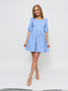 Платье женское Olya Stoff OS20133 голубое 46 RU