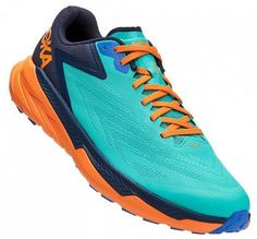 Кроссовки унисекс Hoka Zinal бирюзовые 8 US