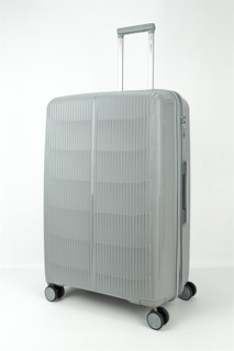 Чемодан унисекс Sweetbags Shield светло-серый, 75x50x31 см