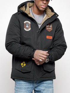 Зимняя куртка мужская AD88917 черная 3XL No Brand