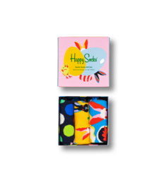 Подарочный набор носков унисекс Happy Socks XEAS08 разноцветных 36-40, 3 пары