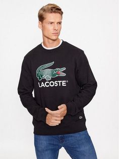 Свитшот мужской Lacoste 303201203 черный 8 EU