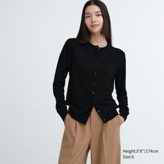 Кардиган женский UNIQLO 461037 черный M