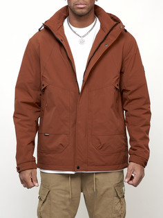 Куртка мужская AD7323 коричневая XXL No Brand
