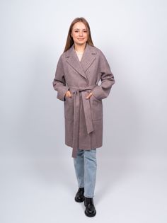 Пальто женское 365 clothes KR-293B-Рубчик коричневое 46 RU