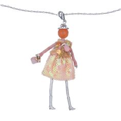 Колье из бижутерного сплава 40,5 см Miamelie MiA-2401-CL5478, бисер/кварц/стразы/текстиль