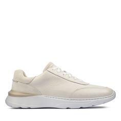 Кроссовки мужские Clarks 26158339 белые 42 EU
