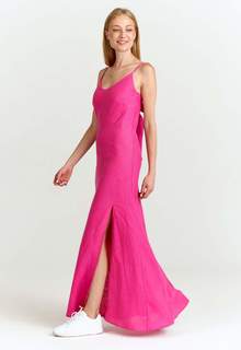 Платье женское TIS ПЛ 23-01 розовое 42 RU