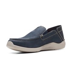 Лоферы мужские Clarks 26164687 синие 40.5 EU