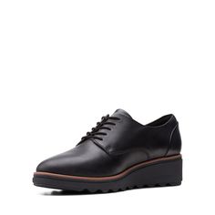 Полуботинки женские Clarks 26155990 черные 42 EU