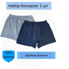 Комплект трусов мужской AL-XAKIM 1 серый; синий 54 RU
