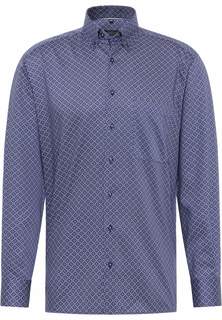 Рубашка мужская ETERNA 4079-18-E19L синяя 41