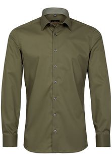 Рубашка мужская ETERNA 8585-47-F14P зеленая 38