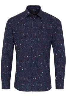 Рубашка мужская ETERNA 3646-18-F18P синяя 38