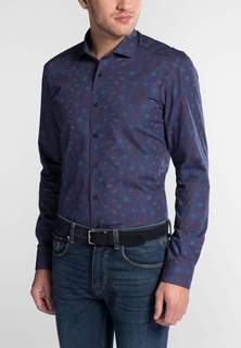 Рубашка мужская ETERNA 3746-19-F182 синяя 40