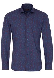 Рубашка мужская ETERNA 3746-19-F182 синяя 43