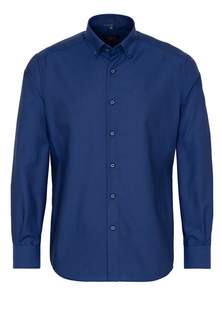 Рубашка мужская ETERNA 8932-17-X07U синяя 43