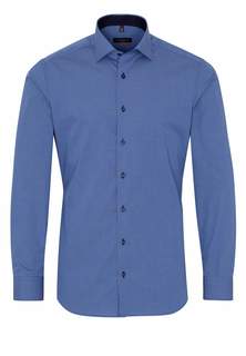 Рубашка мужская ETERNA 8301-15-F140 синяя 39