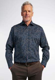 Рубашка мужская ETERNA 3477-28-E17K синяя 41