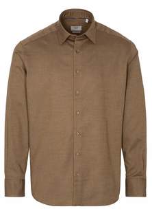 Рубашка мужская ETERNA 2394-28-ES8P коричневая 40