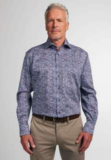 Рубашка мужская ETERNA 8046-18-E19K синяя 43