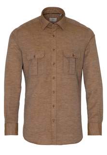 Рубашка мужская ETERNA 2355-29-XS9X коричневая 40