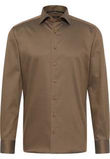 Рубашка мужская ETERNA 3324-27-X18K коричневая 44