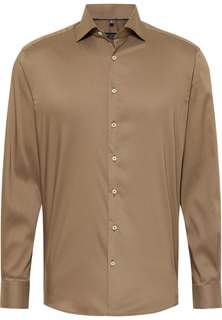 Рубашка мужская ETERNA 3377-27-X18K коричневая 39