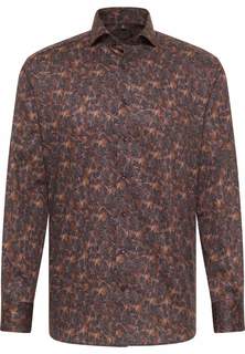 Рубашка мужская ETERNA 4077-58-X17V коричневая 40