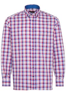 Рубашка мужская ETERNA 3055-55-E144 синяя 40