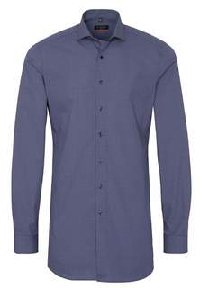 Рубашка мужская ETERNA 3836-18-F182 синяя 40