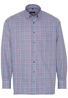 Рубашка мужская ETERNA 3382-58-E19L синяя 40