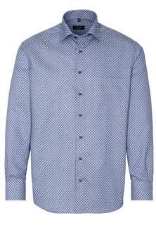 Рубашка мужская ETERNA 3467-18-E19K голубая 41