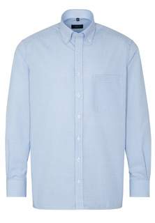 Рубашка мужская ETERNA 8918-12-E144 голубая 40