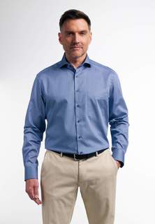 Рубашка мужская ETERNA 4059-12-E18V синяя 42