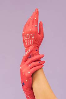 Перчатки женские GloveMe 1024 розовые, one size