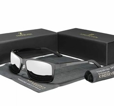 Солнцезащитные очки унисекс Kingseven N7021, серебристые