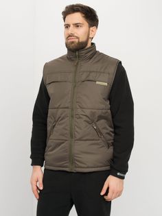 Утепленный жилет мужской Huntsman Беркут хаки 60-62/188 RU