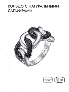 Кольцо из серебра р.18,5 INCRUA ETF-036-R-BS, сапфир