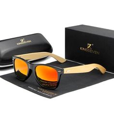 Солнцезащитные очки унисекс Kingseven N-5777 black_orange