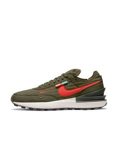 Спортивные кроссовки мужские Nike WAFFLE ONE NN хаки 9 US