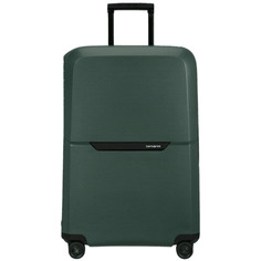 Чемодан унисекс Samsonite Magnum Eco Spinner зеленый лес, 48x69x25 см