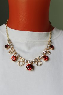 Колье из бижутерного сплава 45 см Fashion Jewerly 135, пластик