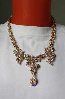 Колье из бижутерного сплава 45 см Fashion Jewerly 966, пластик