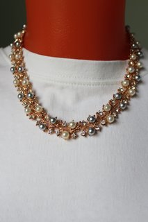 Ожерелье из бижутерного сплава 45 см Fashion Jewerly 142, пластик