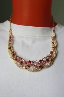 Ожерелье из бижутерного сплава 45 см Fashion Jewerly 968, пластик