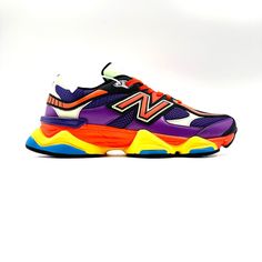 Спортивные кроссовки унисекс New Balance 9060 разноцветные 43 EU