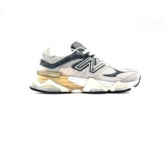 Спортивные кроссовки унисекс New Balance 9060 серые 44.5 EU