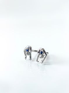 Серьги из серебра Mood&Spur MS Jewellery Гимнастка с мячом, фианит